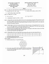 Đề thi Học kì 1 Toán 6 năm 2025-2026 trường THCS và THPT Trần Đại Nghĩa (TP Hồ Chí Minh)